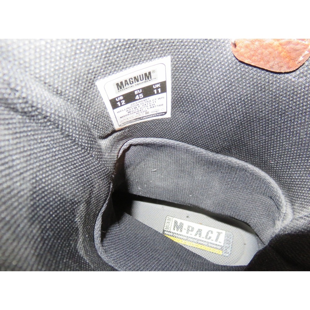 Magnum M-Pact Work Boots Men's‎ Size 12 Brown Waterproof Leather Ion-Mask - Picture 8 of 8